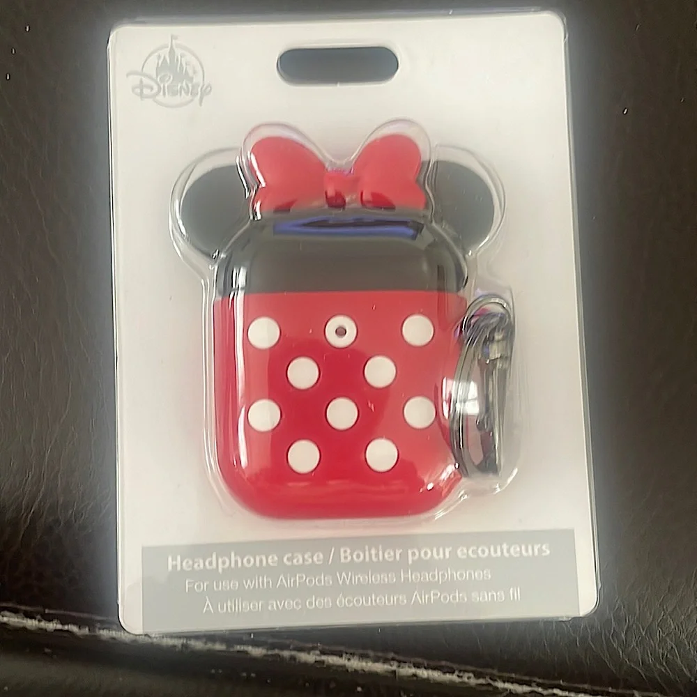 Disney Parks Minnie Mouse Silicone Headphones/AirPods Case